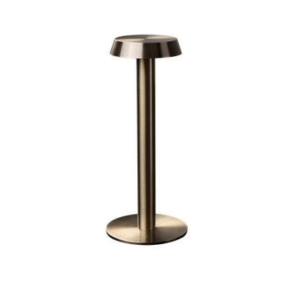 Unios Lighting Antique Brass Rechargeable Touch Lamp