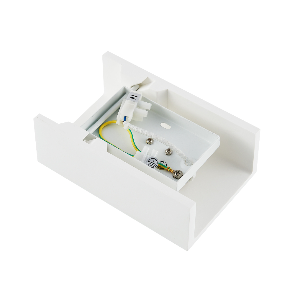 Telbix Lighting Tolard White Ceramic Wall Light Mounting Plate