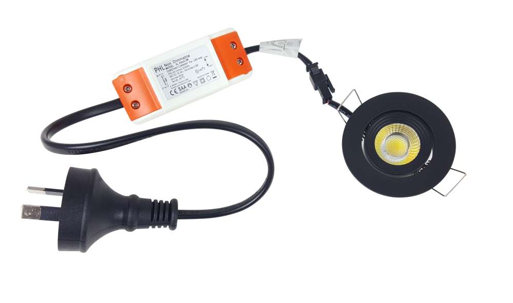 PHL503 Munchkin 3watt LED Starlight - Black full kit