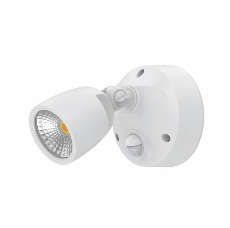Domus Muro Eco Single Floodlight 10watt CCT - White CCT 25073