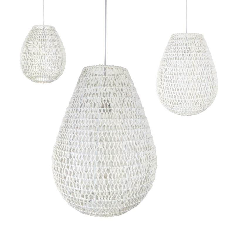 Ailia Imports - Nella White Pendant Range - Group