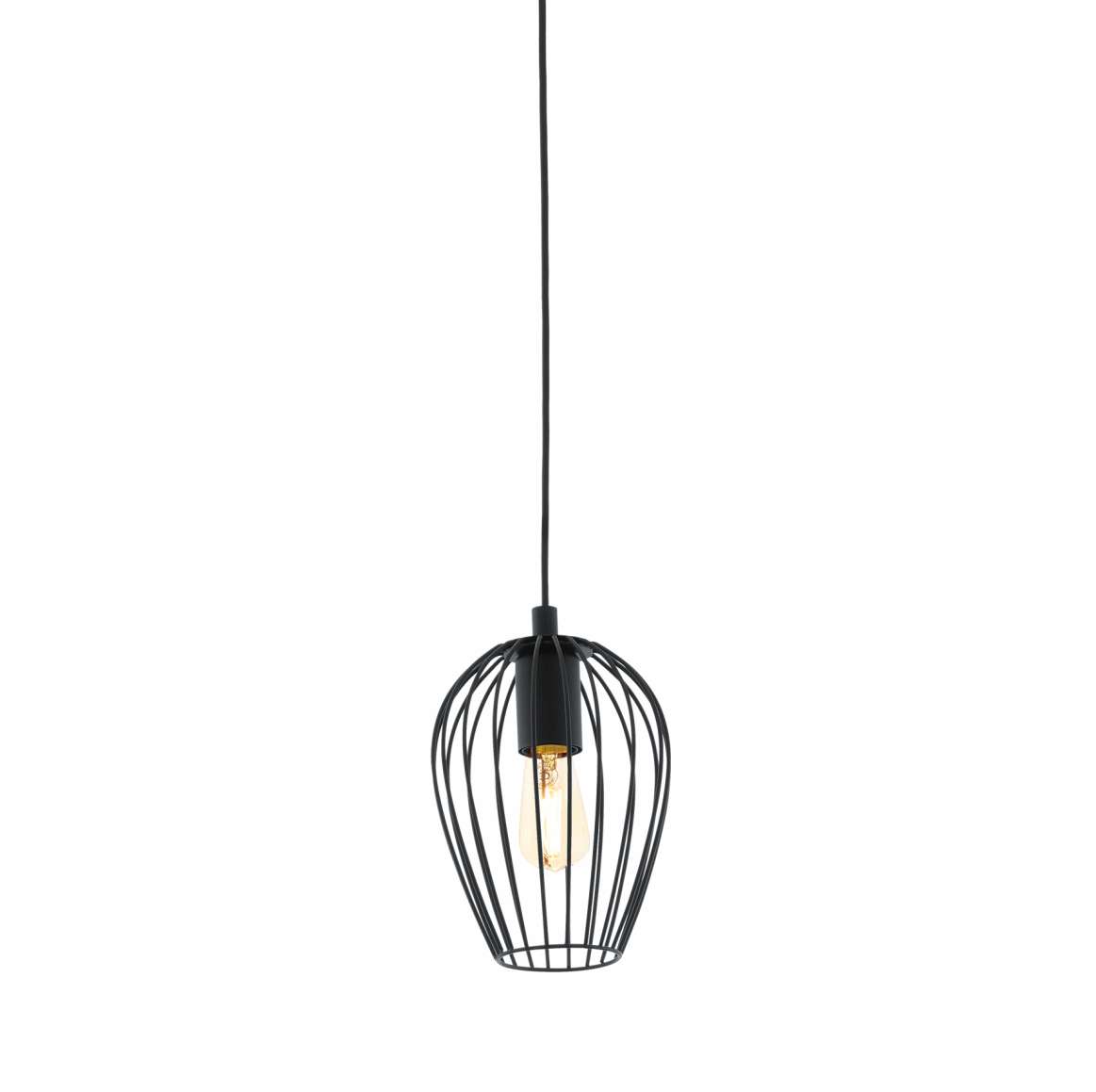 New Town Black Pendant Small 49477