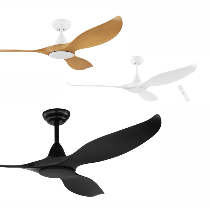 Eglo Lighting Noosa Ceiling Fan 52" and 60" 3 Colours No Light