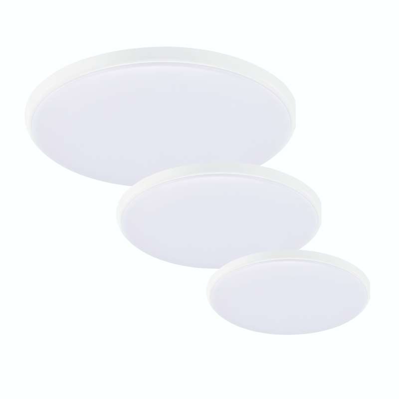 Eglo Ollie Round White Oyster Light - 3 sizes