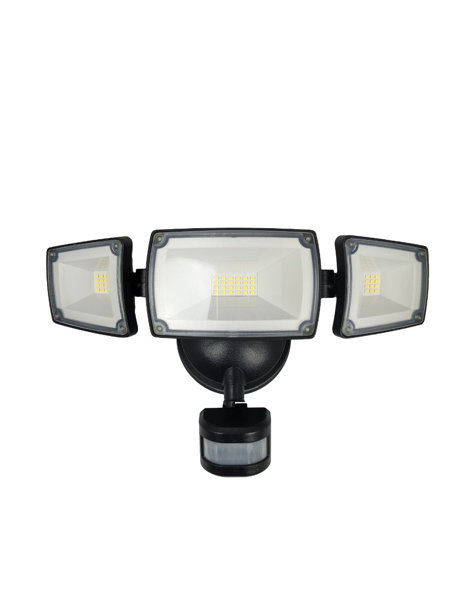 Mercator Onyx Sensor LED Floodlights - Triple with sensor