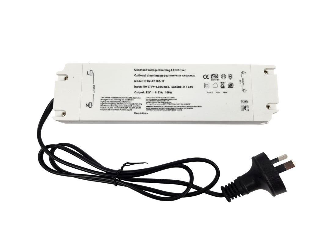 OT 12VDC 100watt Dimmable Constant Voltage driver