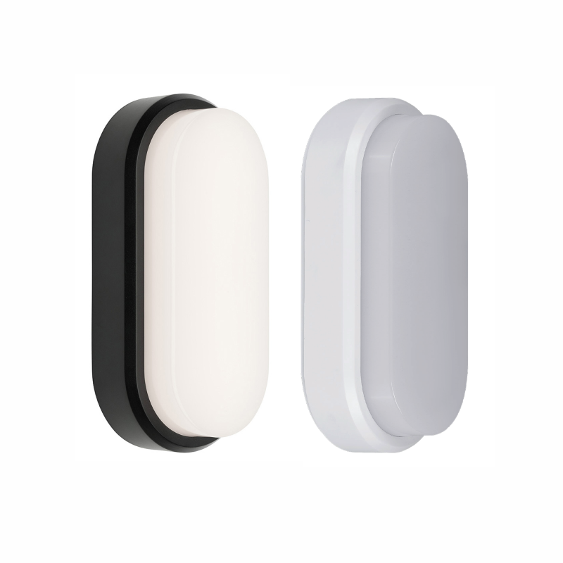 Martec Cove 15watt Oval LED Bunker Light Black / White