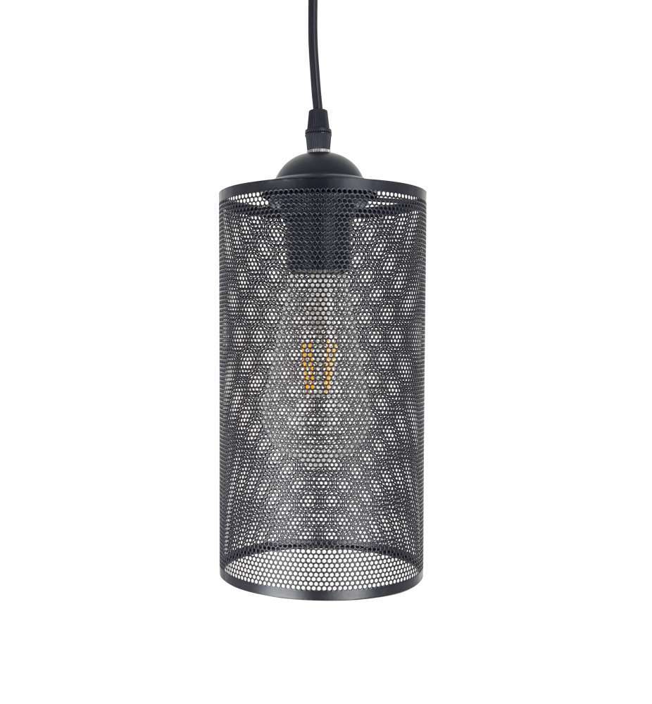 P1863 1 Light Mesh Pendant lights  - Black