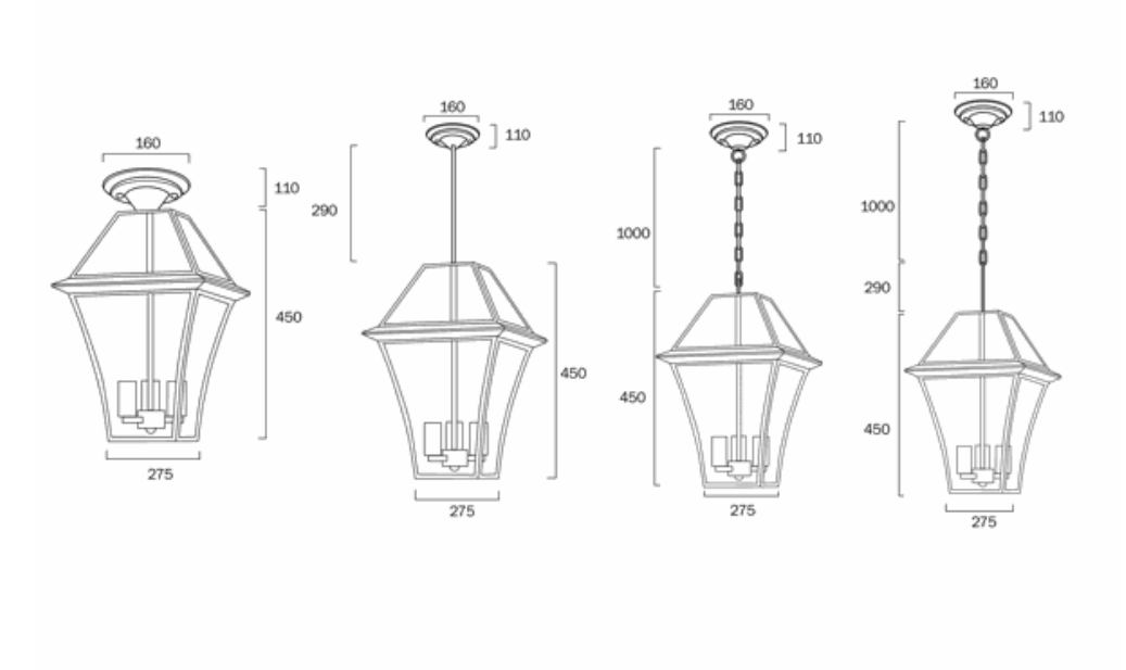 Telbix Rye Brass Pendant light - PE27 Size