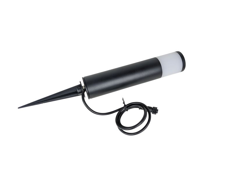 Lumenesk Peti Black Bollard Light - Full