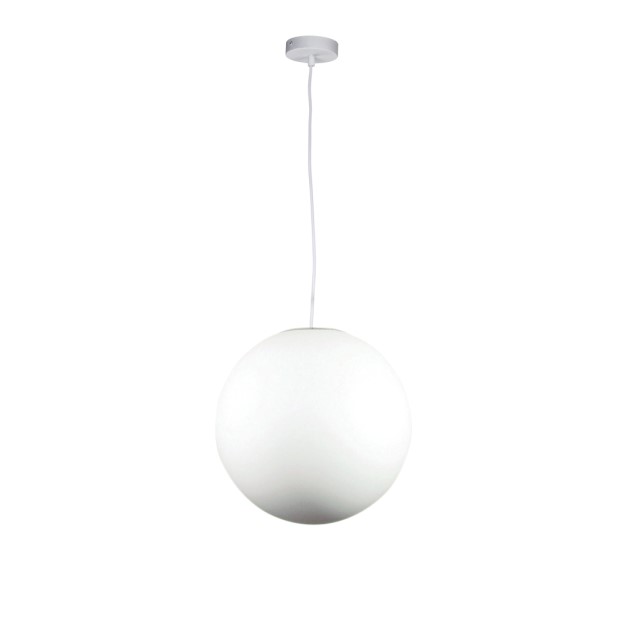 Oriel Lighting Phase Matte White Acrylic 300mm Ball Pendant 