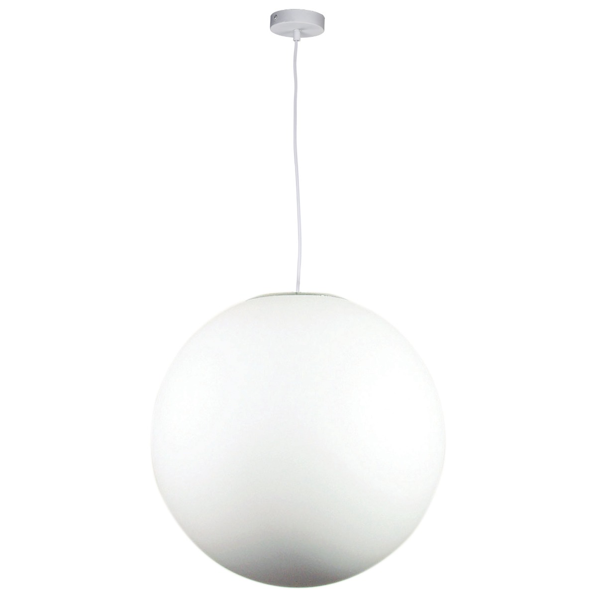 Oriel Lighting Phase Matte White Acrylic 500mm Ball Pendant 