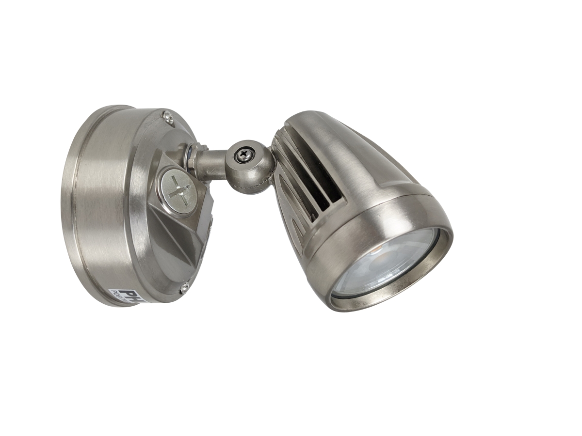 PHL4206 Single 15watt LED Floodlights - Brushed Chrome CCT