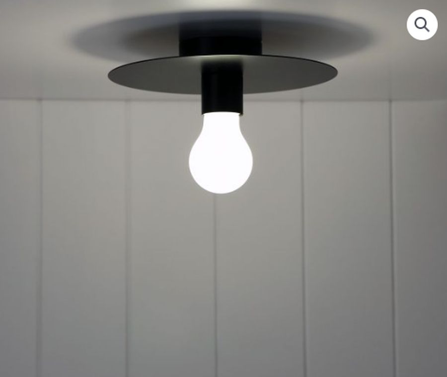 Piato Do It Yourself batten Fix light - Black  with globe