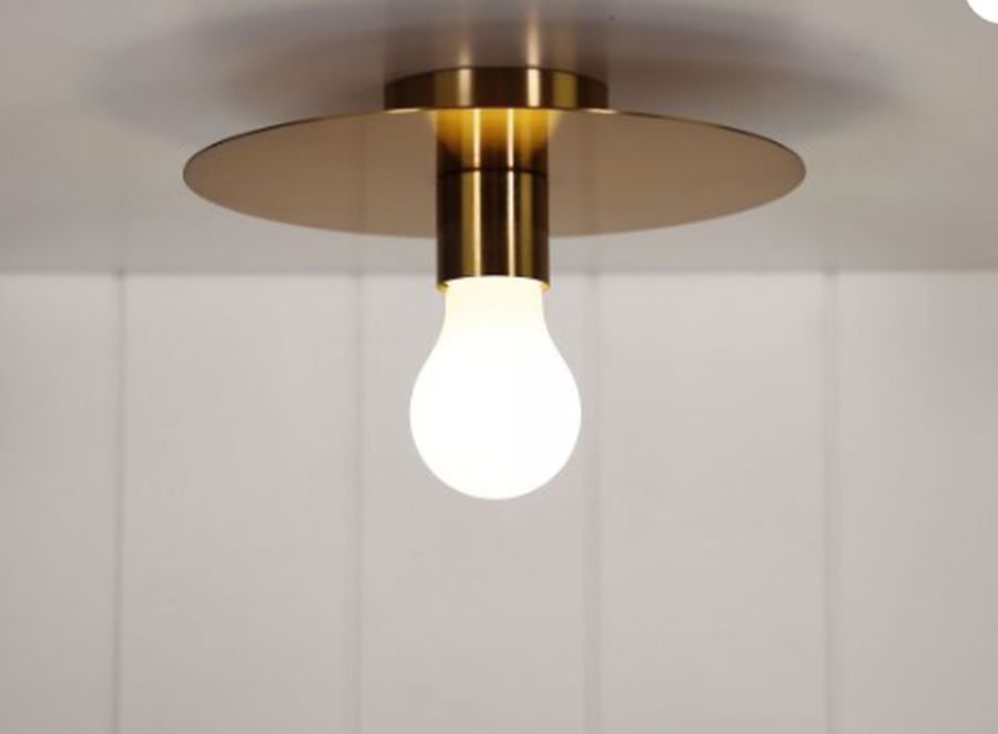 Piato Do It Yourself batten Fix light - Brushed brass with globe