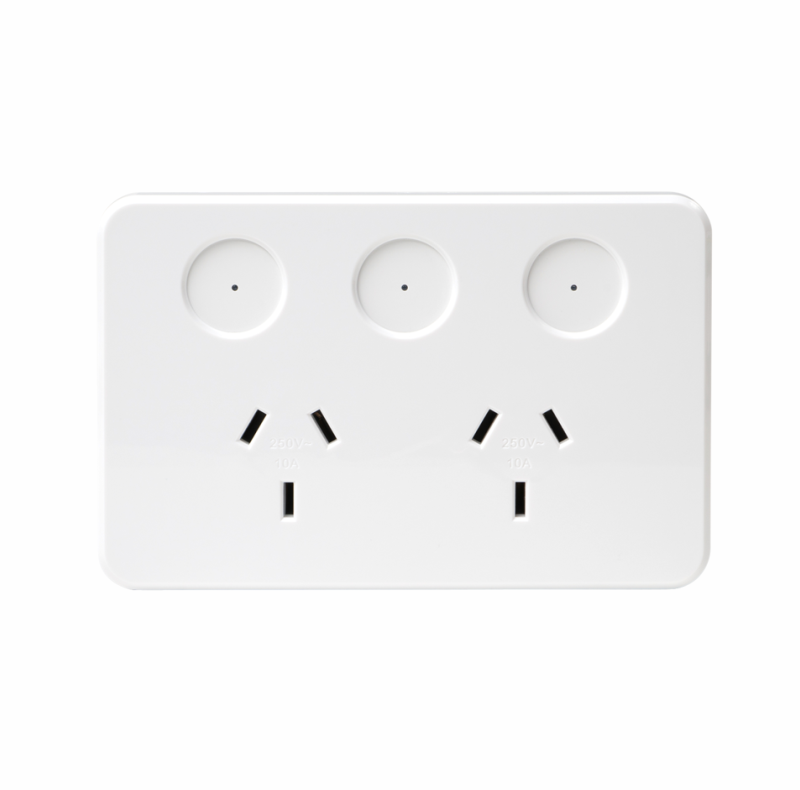 SAL Pixie Double Powerpoint with Multifunction centre switch