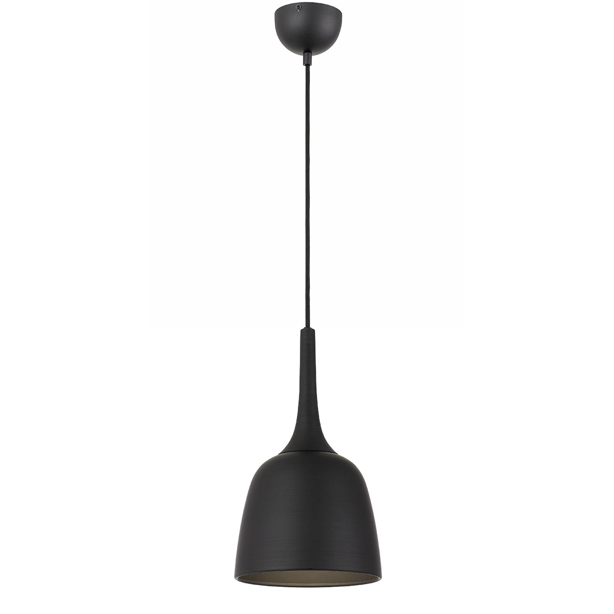 Telbix Lighting Polk Brushed Black Pendant Small