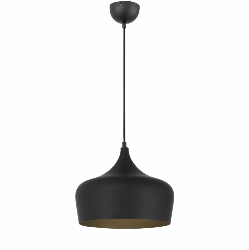 Telbix Lighting Polk Brushed Black Pendant Medium