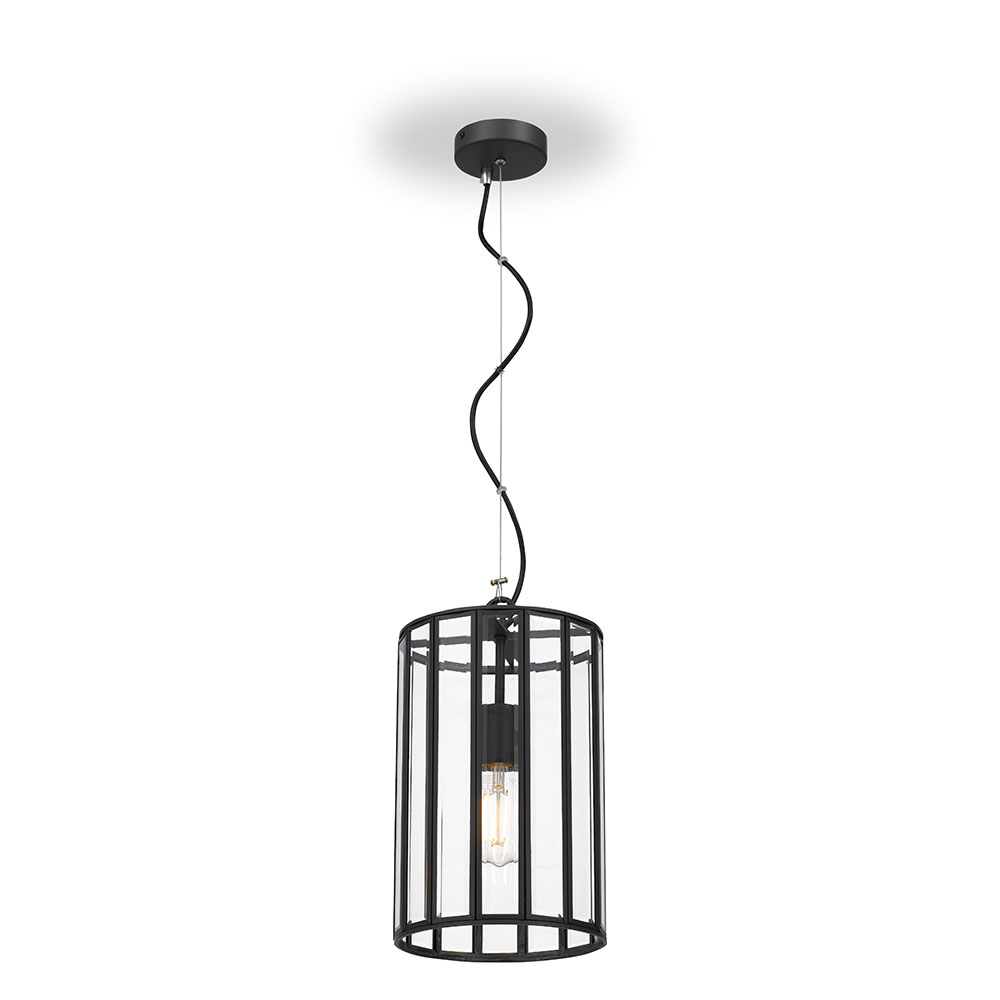 Telbix Pratt Black Pendant light Pratt PE20 (2)