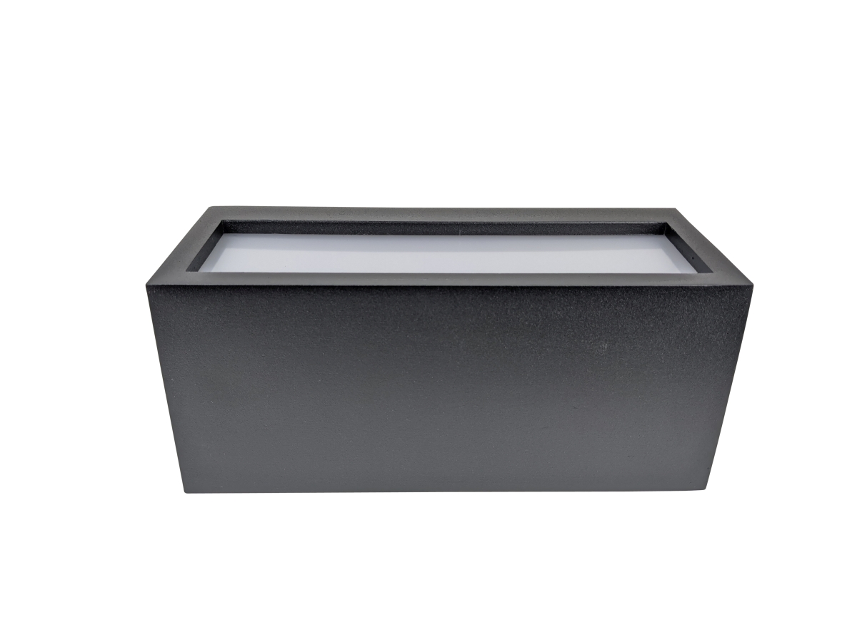 Ailia Imports Precinct wall light - Black front