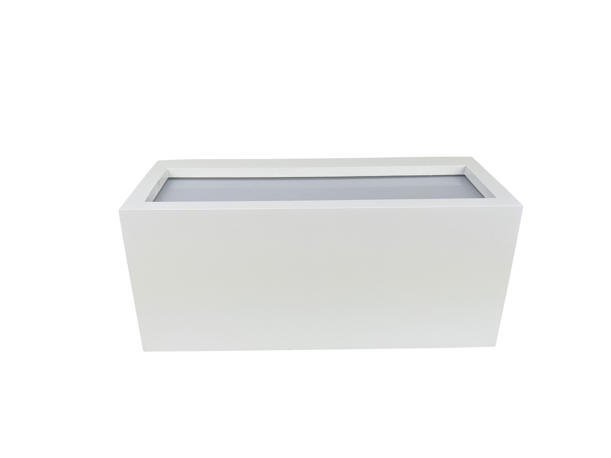 Ailia Imports Precinct wall light - White face