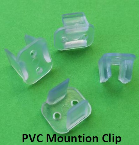 Flexi Neon LED Strip Lighting - Plastic Mounting bracket