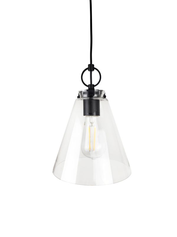 Ailia Imports Quest 1 Light pendant - Matt Black