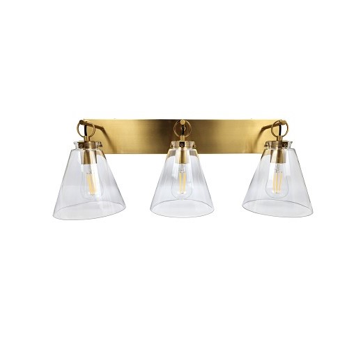 Ailia Imports Quest 3 Light wall light - Brushed Brass