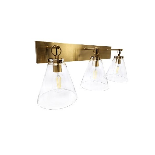Ailia Imports Quest 3 Light wall light - Brushed Brass