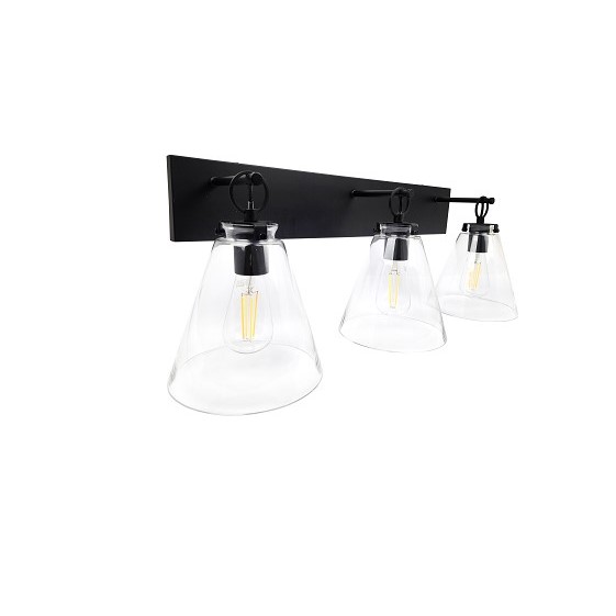 Ailia Imports Quest 3 Light wall Light - Matte Black