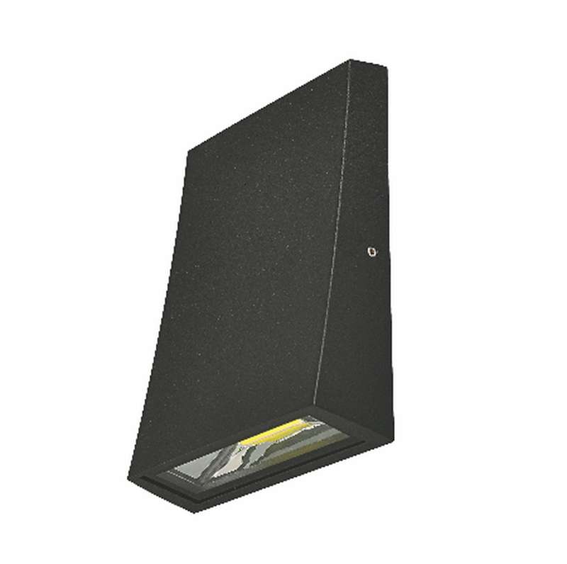 Radius 6watt Down LED Wall Light - Black