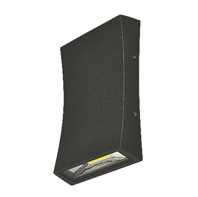 Radius 2x6watt LED Wall Light - Black