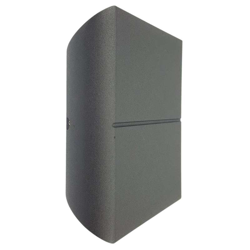 Reef Black Up/Down Wall Light side