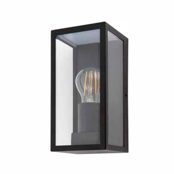 Ailia Imports Ridgewood Exterior Wall Light Black