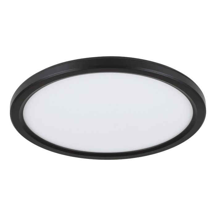 Eglo Lighting Romeo Oyster Light Black CCT LED 18W