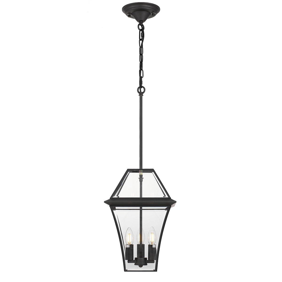 Telbix Rye Black Coach Pendant - Rye PE27 BLK Pendant
