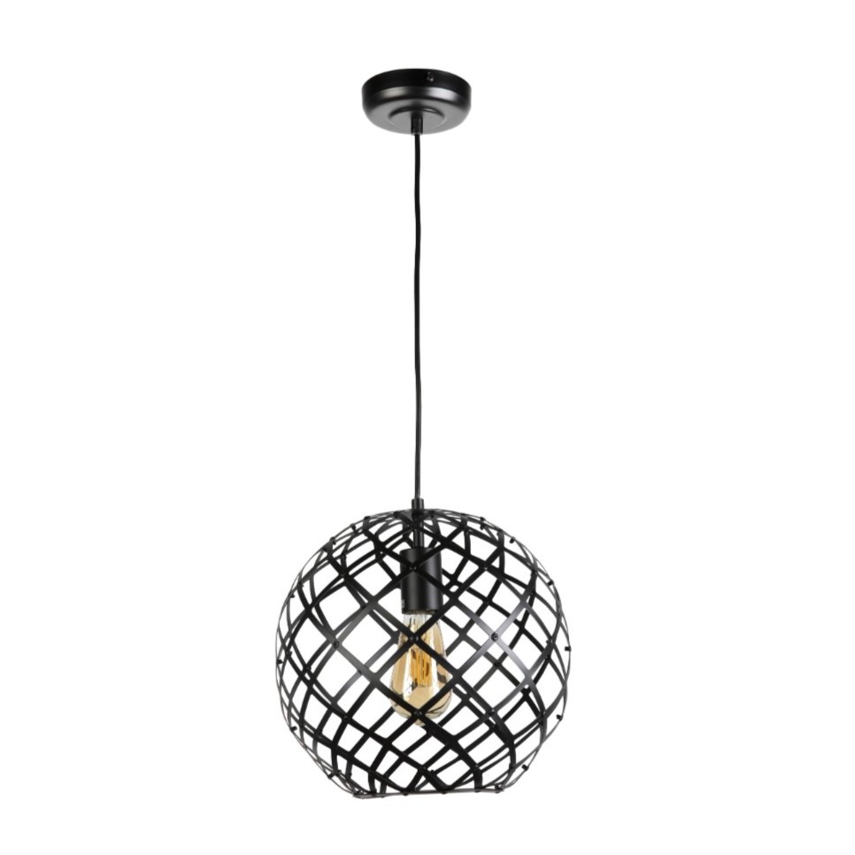 Sansiro matte black round pendant lights - 5 sizes available