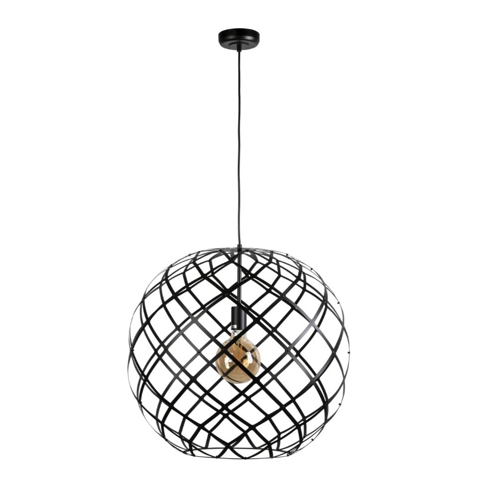 Sansiro matte black round pendant lights - 5 sizes available