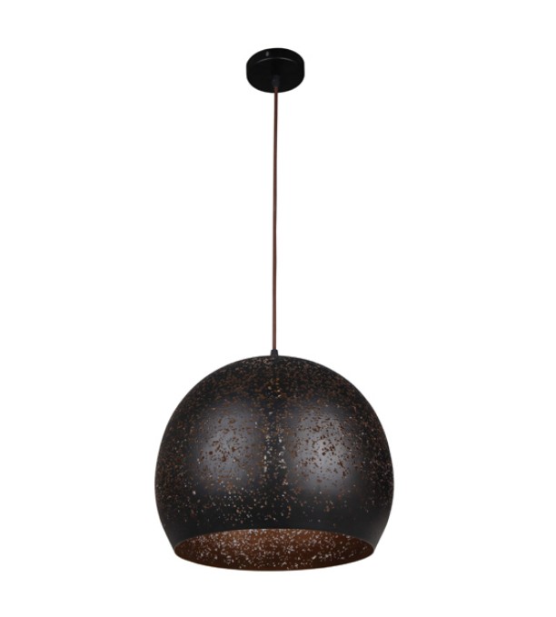 Celeste Black & Gold Dome pendant - not lit