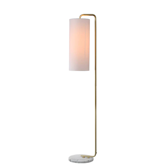 Lexi Lighting Adele Floor Lamp G9old/Marble/Fabric