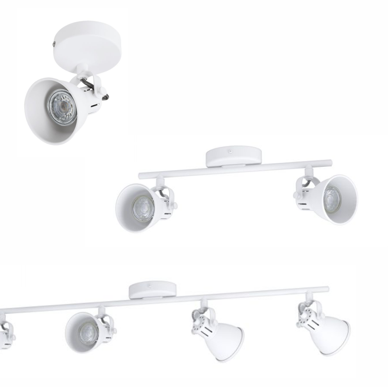 Eglo Seras 1 White Spotlight Range  205315 | 205316 | 205317 | 205318
