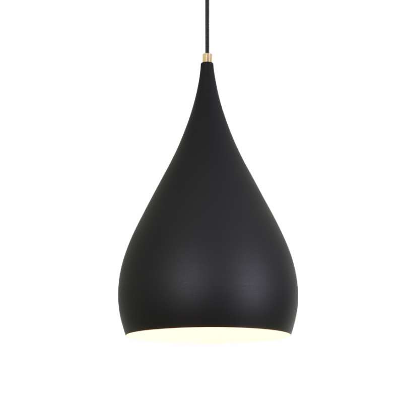 Ailia Imports Shelley Metal Pendant Black