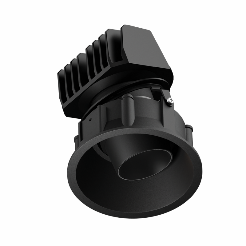 Unios Shift In 13w LED Downlight - All Black