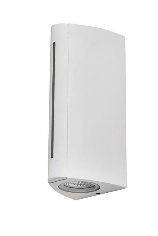 Fiorentino Lighting Shine-2WH White Exterior Wall Light