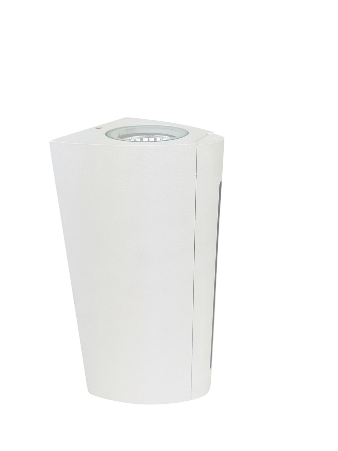 Fiorentino Lighting Shine-2WH White Exterior Wall Light