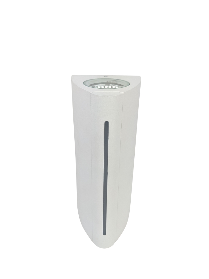 Fiorentino Lighting Shine-2WH White Exterior Wall Light