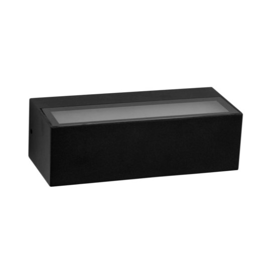 Light Club - Havit Lighting Siena Small Black Up Down Front View