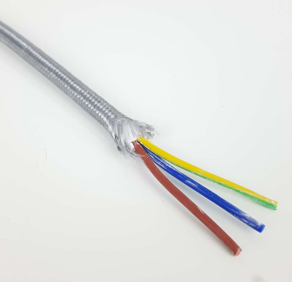 3 Core - Silver Cloth Lighting Cable