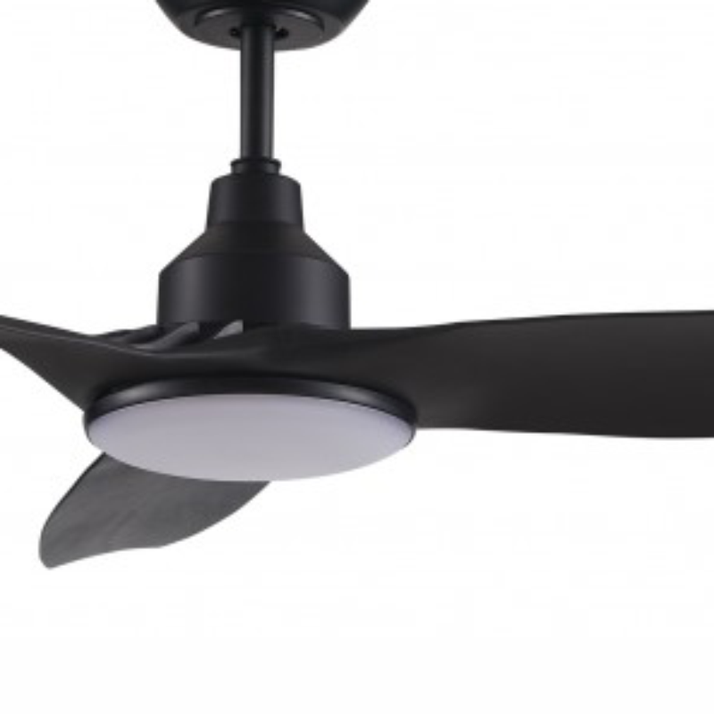 Ventair Skyfan DC Black with LED Light Ceiling Fan - Closeup