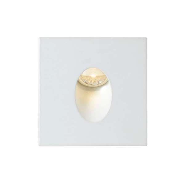 Telbix Lighting Snap White Square Interior Steplight